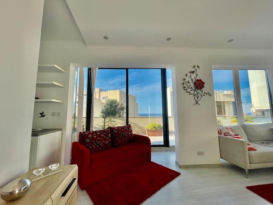 Ferienwohnung Sea View Penthouse In Tas-Sliema Exterior foto